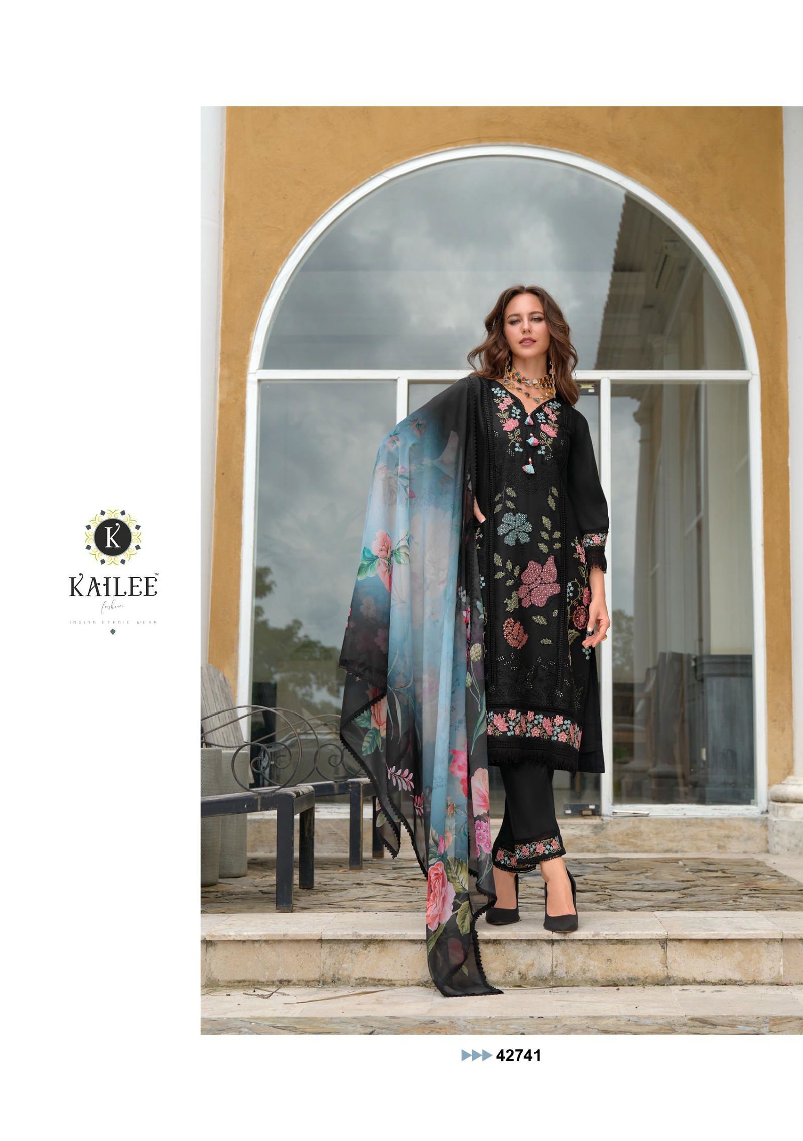 Sifaara Vol 2 By Kailee Viscose Muslin Pakistani Readymade Suits Wholesale Online